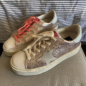 Golden Goose Hi Star Sneakers Glitter